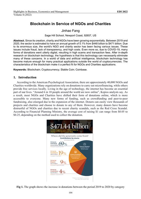 blockchain in charities|Blockchain in Service of NGOs and Charities.